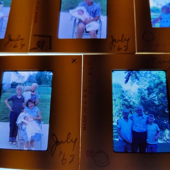 New Baby Kodachrome Color Lot Of 10 Orig 1962 35mm slides Vtg Kansas City - Picture 4 of 14